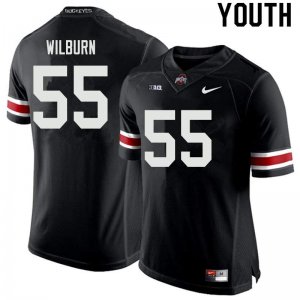 Youth Ohio State Buckeyes #55 Trayvon Wilburn Black Nike NCAA College Football Jersey New Year BAX3044PH